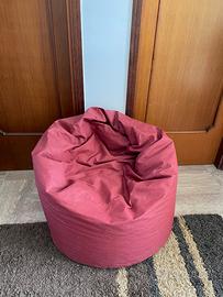 Poltrona Sacco rosso scuro, ergonomico