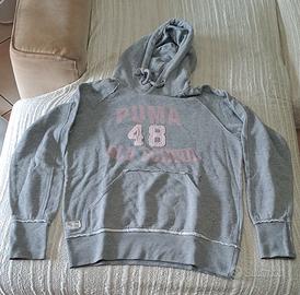 Felpa PUMA grigia con cappuccio Old School 44