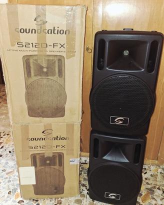 Coppia casse attive Soundsation S212D-FX