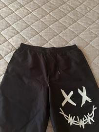Pantaloncino nero tessuto costume