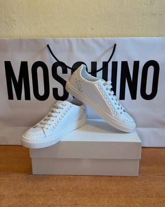 Sneakers  in pelle bianca 42 - NUOVE