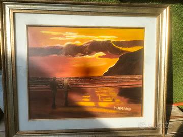 quadro m Amadio 70 x 60 olio su tela 