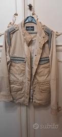 giacca cotone donna beige