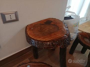 Tavolino e sgabelli mini