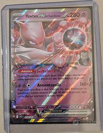 Carta Pokemon Mewtwo EX del Team Rocket 079/217