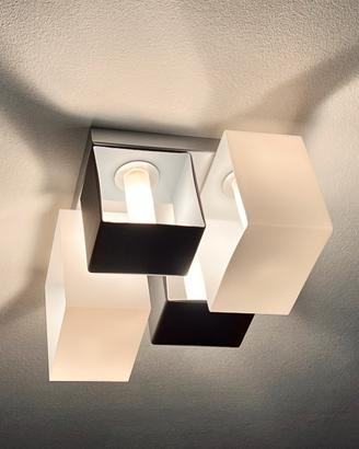 Panzeri 2 lampade a soffitto con  cubi
