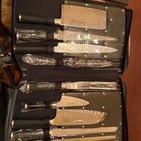 Aus Meisterhand Chromstahl - set 9 coltelli Chef