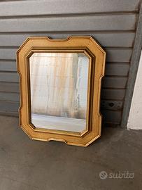 Specchio cornice in legno oro