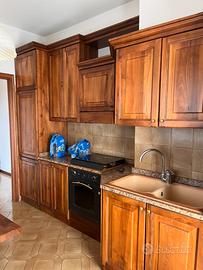 Cucina in legno rustica