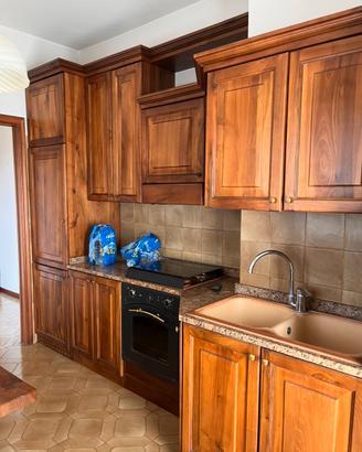 Cucina in legno rustica
