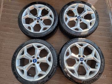 Cerchi Ford 19 5x108 e gomme Michelin Pilot Sport