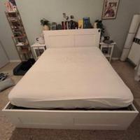 Letto Ikea+testiera+ 2 comodini 