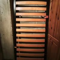 Rete a Doghe in Legno 190x80cm + Materasso Singolo