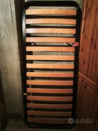 Rete a Doghe in Legno 190x80cm + Materasso Singolo