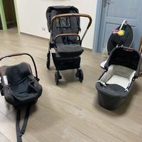 Trio NUNA TRIV passeggino, navicella e ovetto