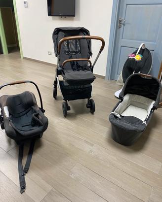 Trio NUNA TRIV passeggino, navicella e ovetto