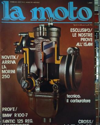 Rivista LA MOTO numero 2 anno 1977