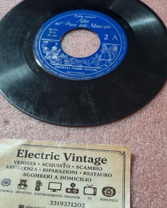 1651NN-Vinile 45 Giri Alice nel paese delle meravi
