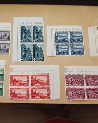 Serie Completa CAMPIONE D'ITALIA 1944 - Quartine M