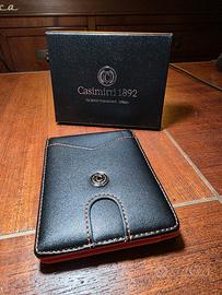 Portafoglio Casimirri 1892 nero/arancio RFID nuovo