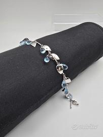 Bracciale in Oro con Acquamarina firmato Bicego