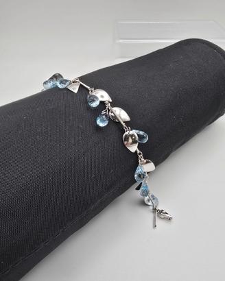 Bracciale in Oro con Acquamarina firmato Bicego