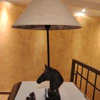 lampada vintage fusione cavallo