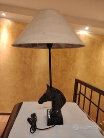 lampada vintage fusione cavallo
