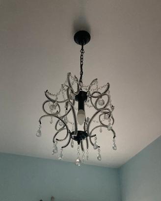 Lampadario elegante nero
