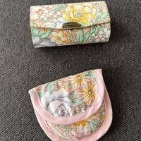 Set portarossetto e specchietto floreale Cioè 80