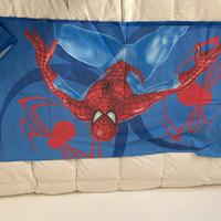 lenzuolo spiderman per letto singolo