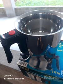 pentola per bagnomaria inox 1,5 L nuova 