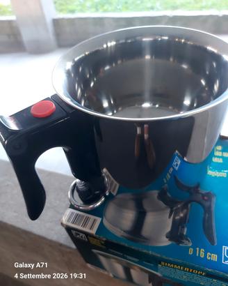 pentola per bagnomaria inox 1,5 L nuova 