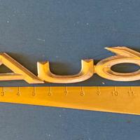 Logo Audi cromato