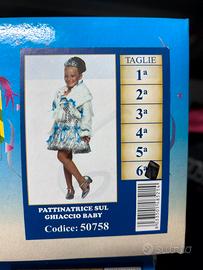 vestito di carnevale pattinatrice sul ghiaccio 6an