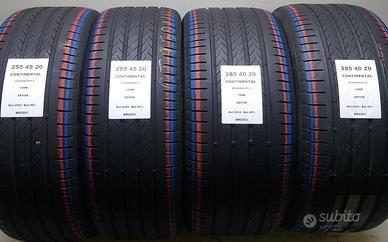 4 GOMME 255 45 20 E 285 40 20 CONTINENTAL BR2203