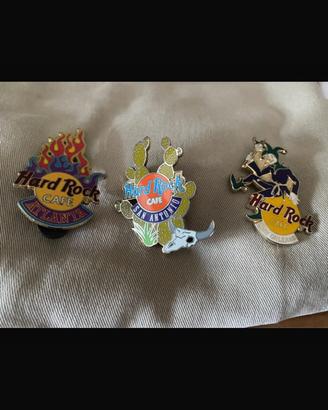 Hard Rock Cafe lotto tre pin nuovi