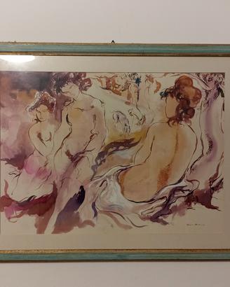 Quadro "Tre figure femminili" Franco Murer