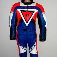 Dainese Tg 42 tuta moto divisibile in pelle NUOVA!