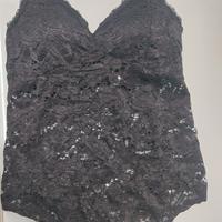 Body in pizzo nero