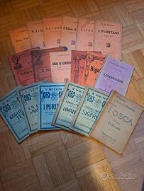 Lotto 18+3 Libretti d'Opera Storici d'Epoca