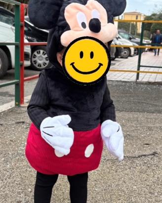 Costume vestito carnevale topolino mickey disney