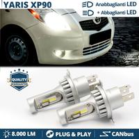 LAMPADINE LED H4 Per Toyota Yaris 05-11 6500K