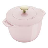Cocotte per riso 20 cm, rotondo,sorbet rose, ghisa