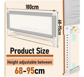 Barriera per letto, Barriera pieghevole per letto 