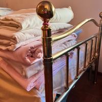 Letto 1 piazza in ottone