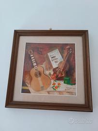 Quadro vintage dipinto a mano M.Albanese
