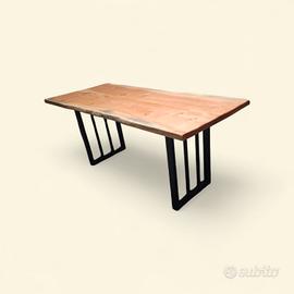 tavolo da pranzo artigianale, in cedro sardo