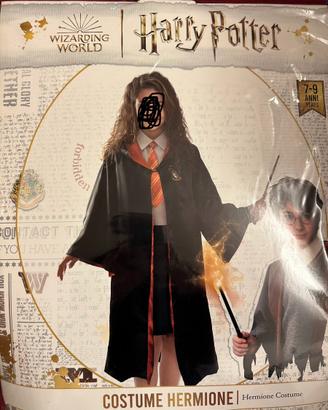 Vestito carnevale Hermione bambina 5/7età H.Potter