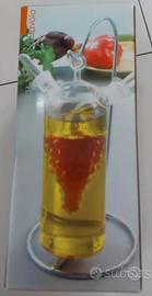 Menage olio e aceto in vetro Brandani nuovo